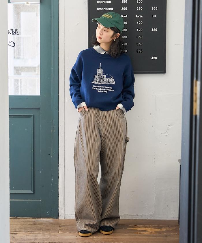 刺繡衛衣風針織衫