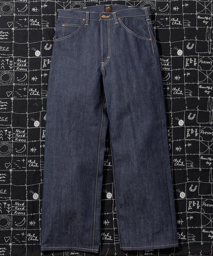限定 Lee × Chah Chah 直筒牛仔褲