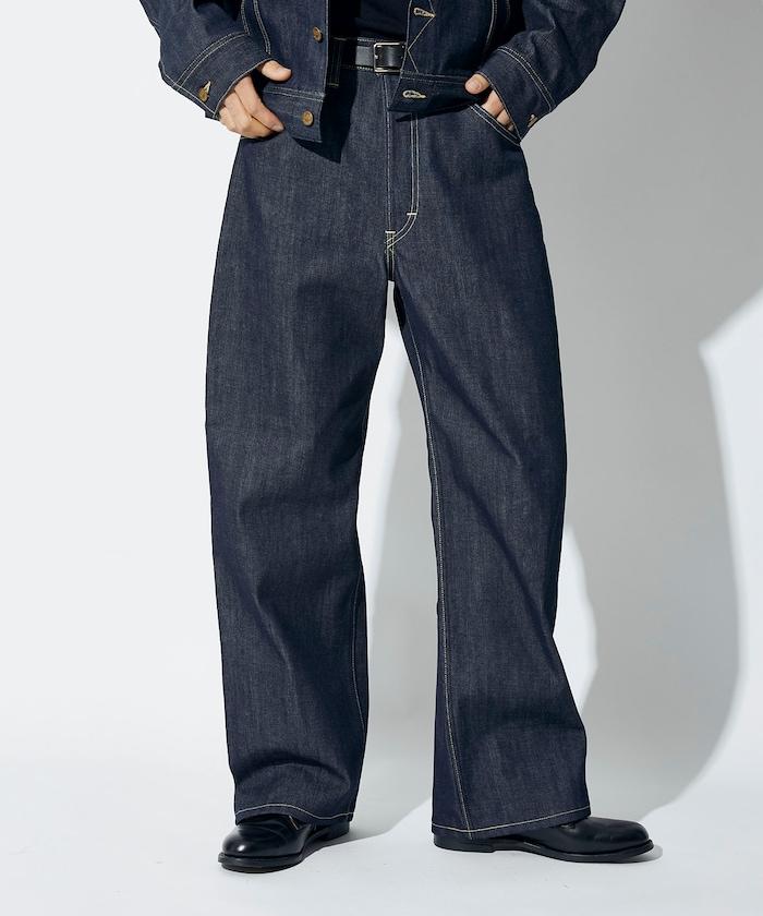 限定 Lee × Chah Chah 直筒牛仔褲