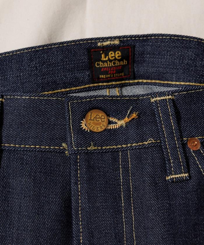 限定 Lee × Chah Chah 直筒牛仔褲