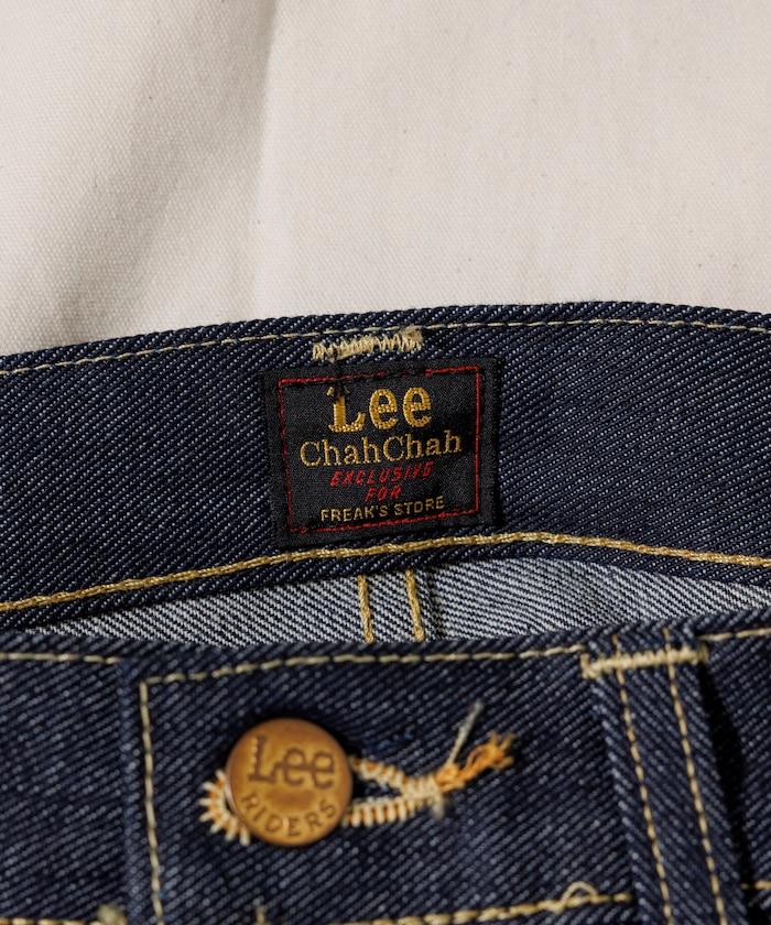 限定 Lee × Chah Chah 直筒牛仔褲