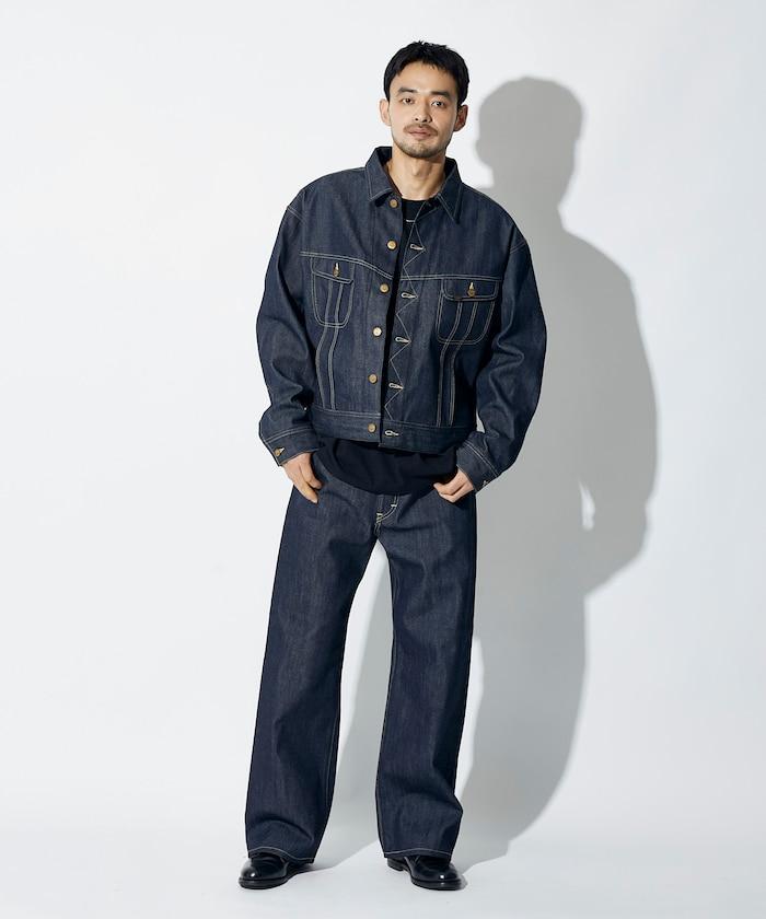 限定 Lee × Chah Chah 直筒牛仔褲