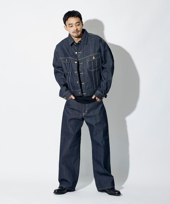 限定 Lee × Chah Chah 直筒牛仔褲