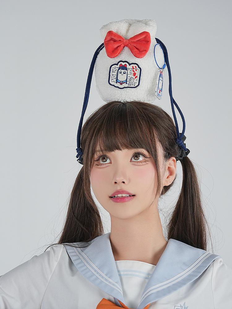《pop子和pipi美的日常》便利店系列 中華包造型束口袋 pipi美