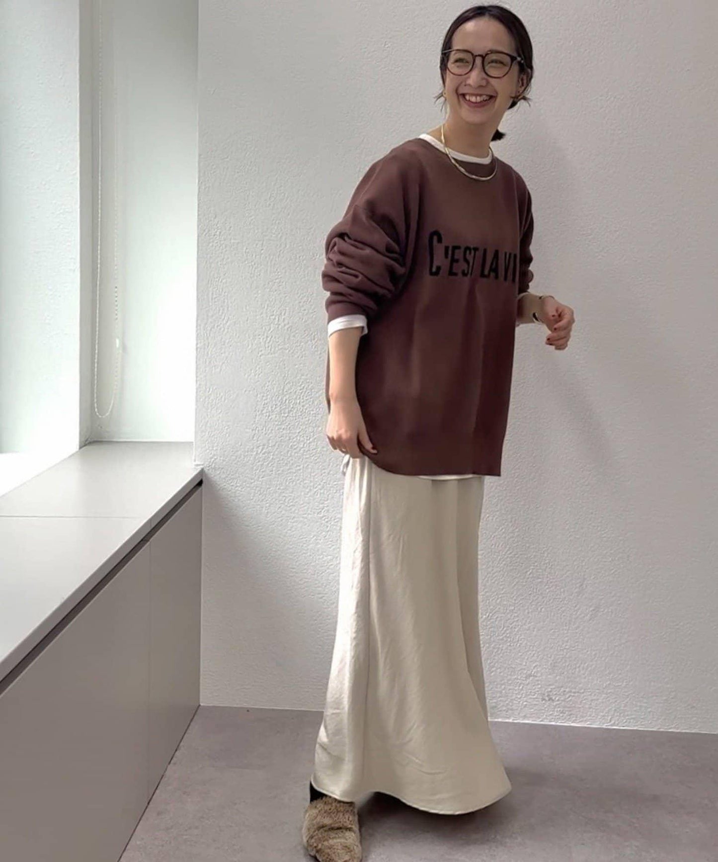 【網紅精選】柔軟斜紋半身裙