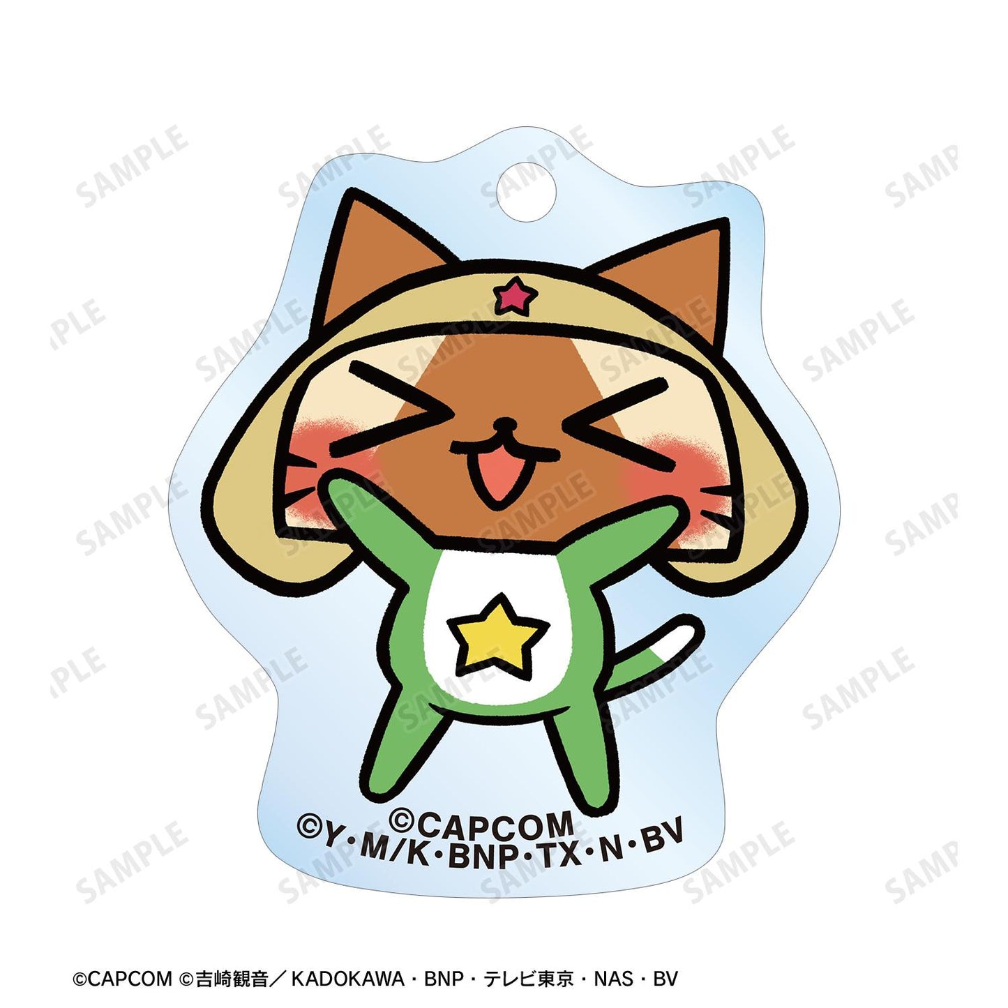 《怪物獵人物語》×《Keroro軍曹》_Keroro艾露貓&Keroro 雙聯亞克力鑰匙扣