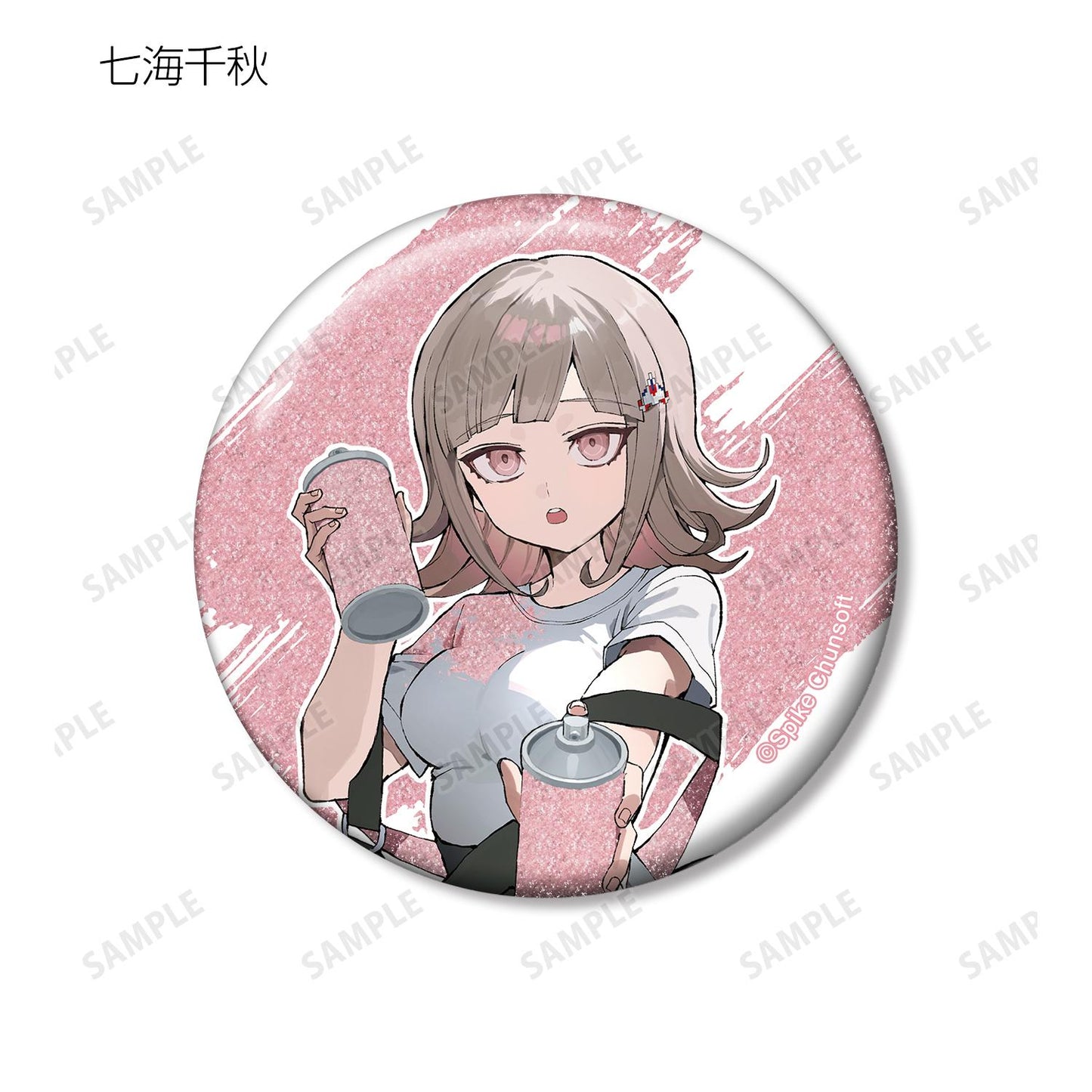 《彈丸論破》さくしゃ2插畫 塗鴉風格版 亮片徽章(單品/全套BOX)【BOX/12包入】
