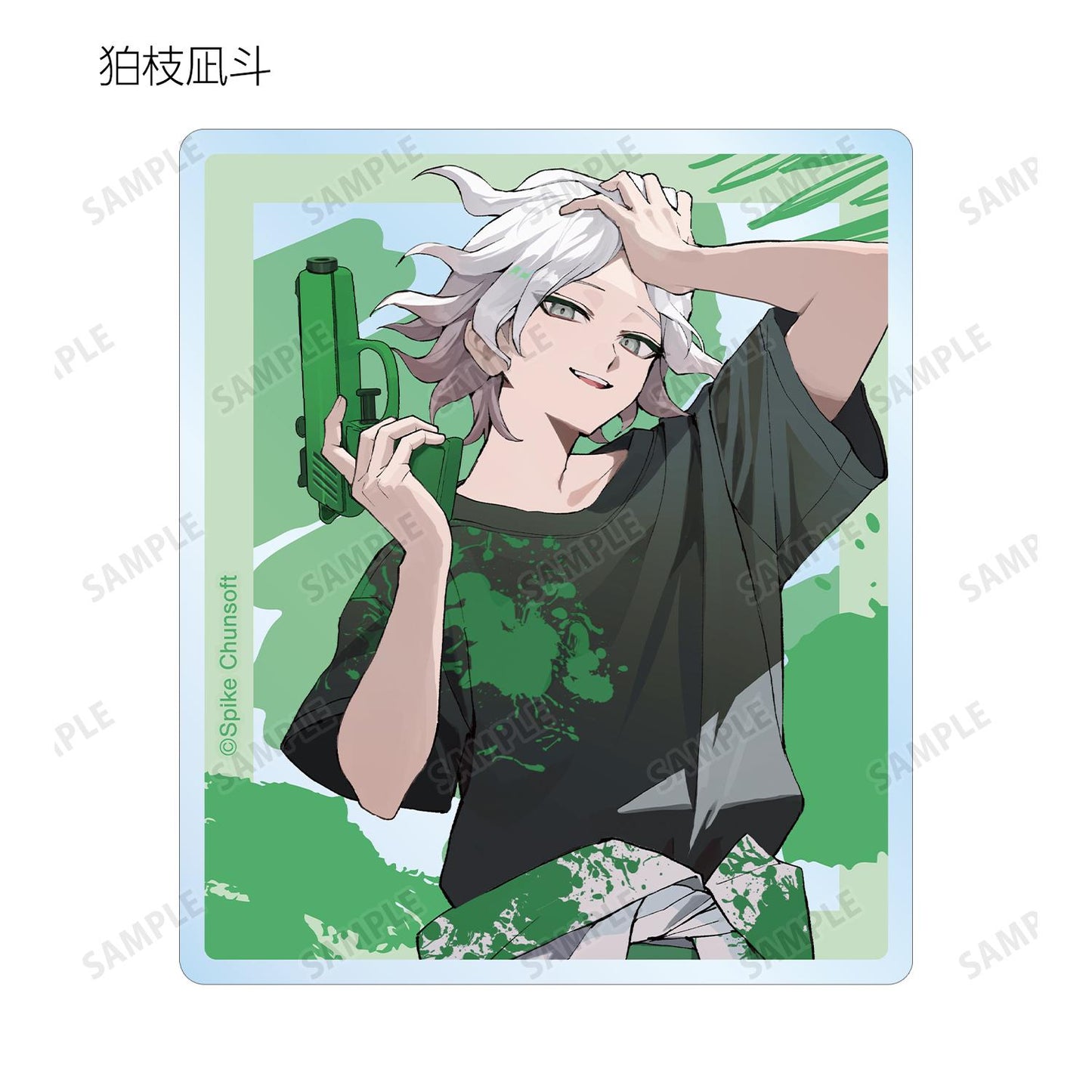 《彈丸論破》_さくしゃ2插畫 塗鴉風格版 隨機亞克力卡片(單品/全套BOX)【BOX/12包入】