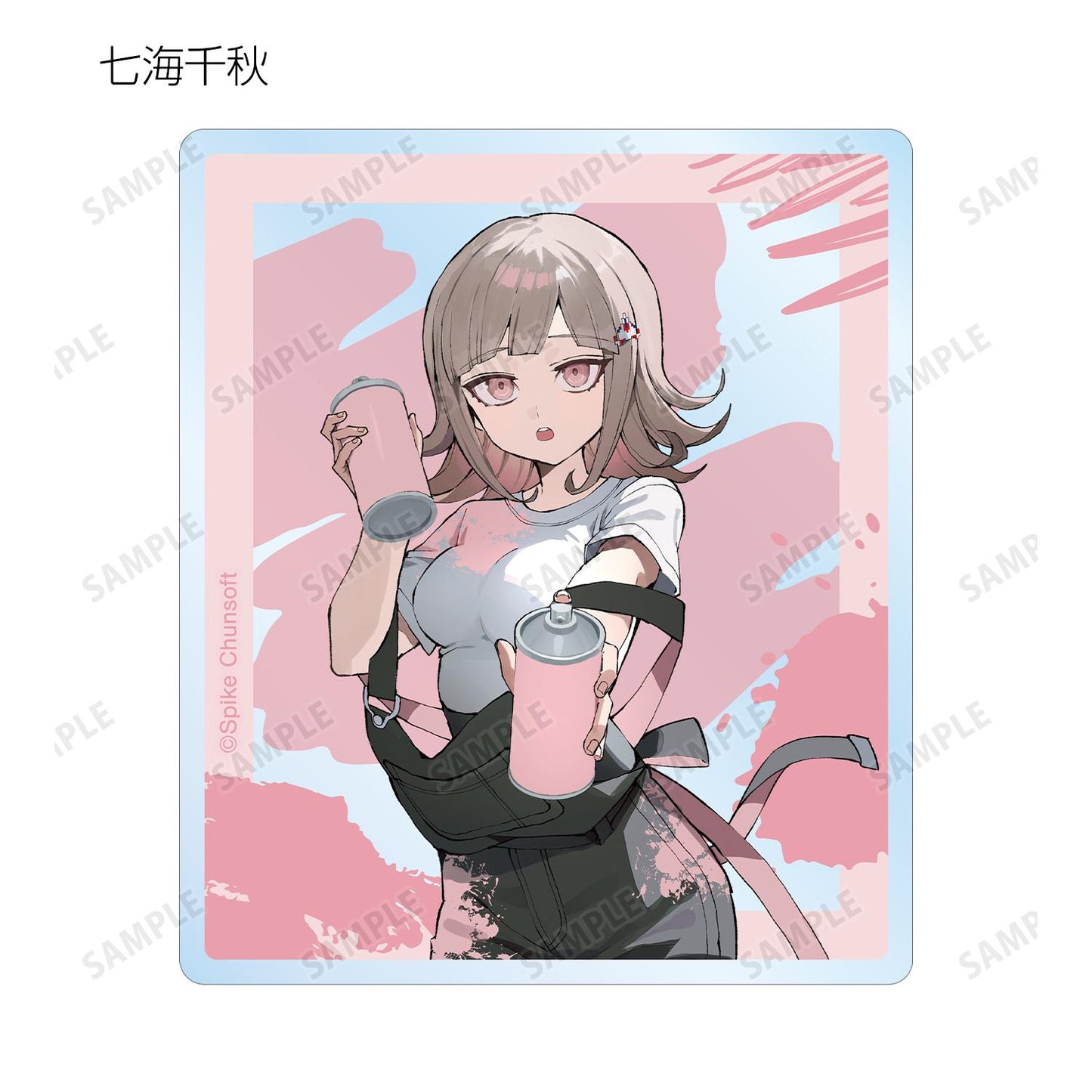 《彈丸論破》_さくしゃ2插畫 塗鴉風格版 隨機亞克力卡片(單品/全套BOX)【BOX/12包入】