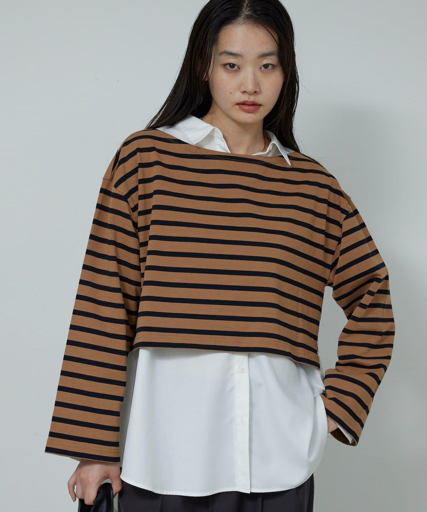 【近日開始】【成人休閒必備單品】條紋巴斯克衫