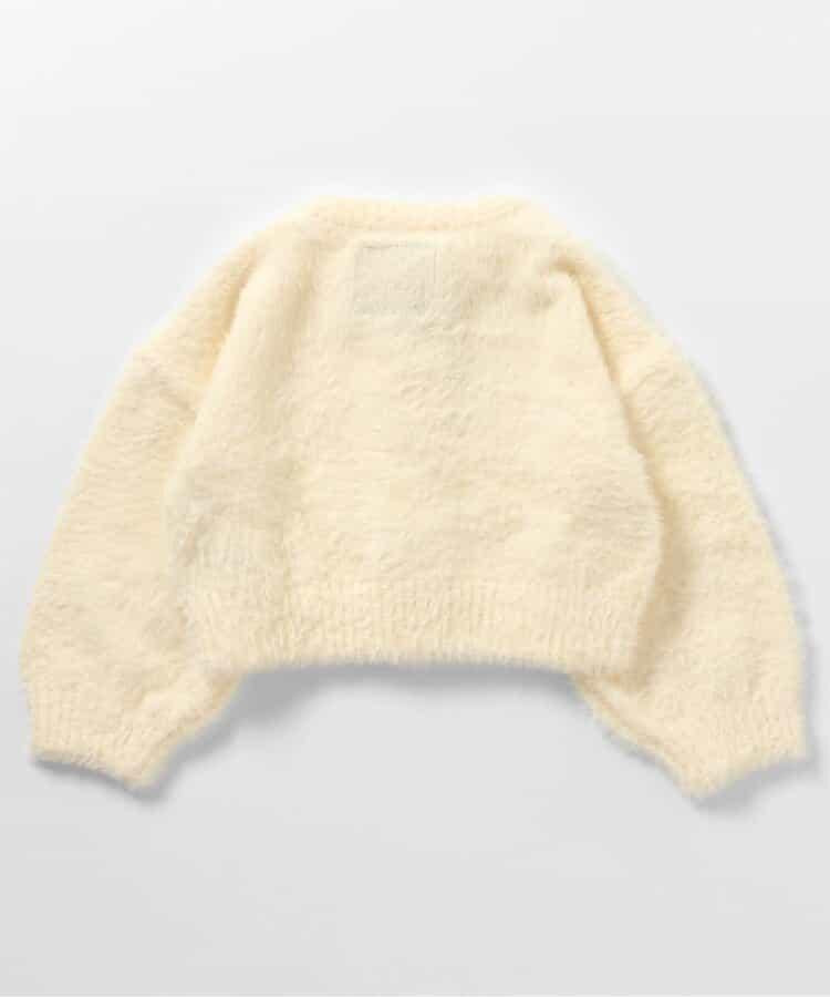 毛絨針織開衫
