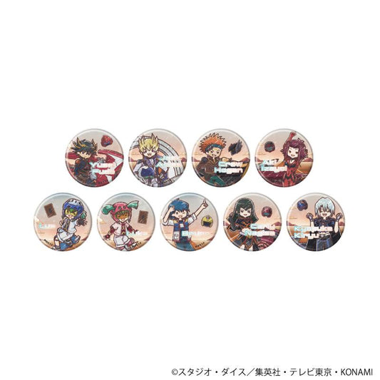 遊戲王5D's_徽章12/全套收藏(共9款)(復古藝術插畫)【全套/9個裝】