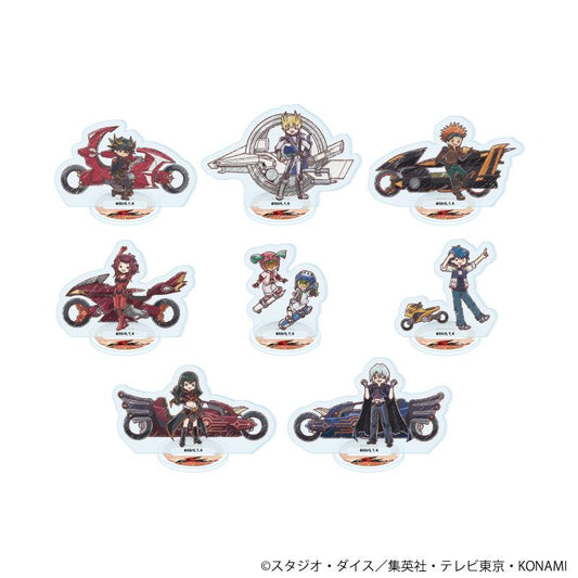 遊戲王5D's 亞克力迷你立牌06/全套(共8種)(復古藝術插畫)【全套/8個裝】