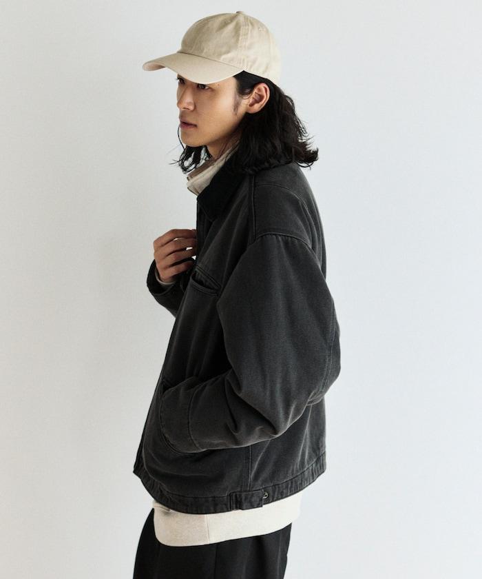 燈芯絨拼接工藝牛仔夾克