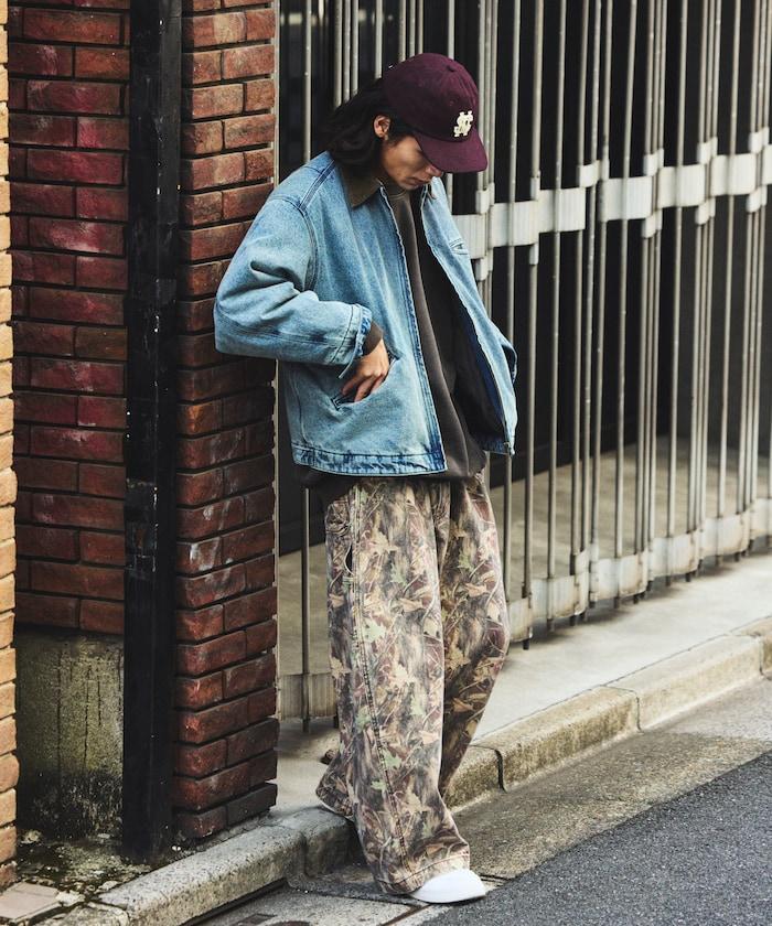 燈芯絨拼接工藝牛仔夾克