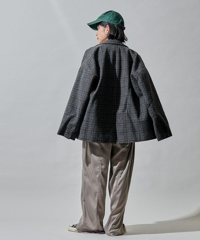 復古緞面休閒長褲