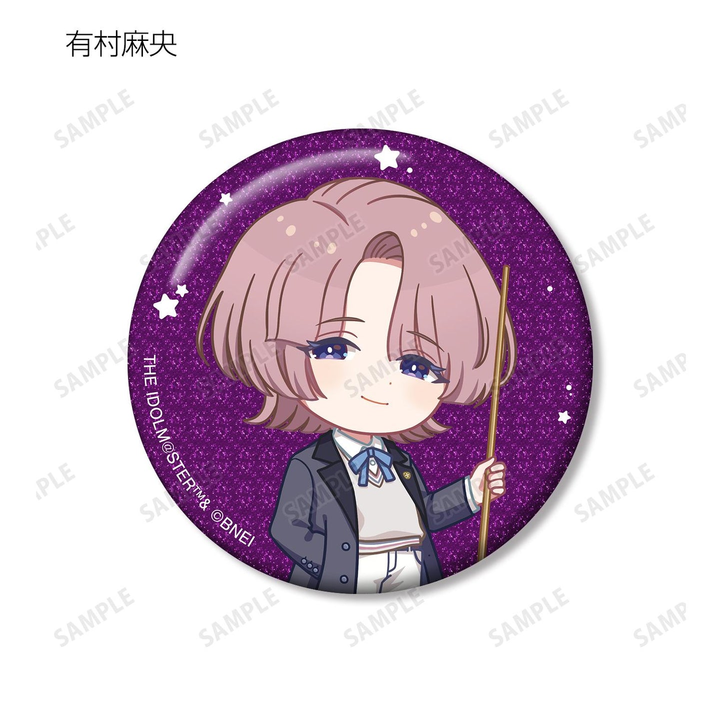 學園偶像大師_交易款Q版角色放學後外出ver.閃粉徽章(單品/全套BOX)【BOX/12包入】