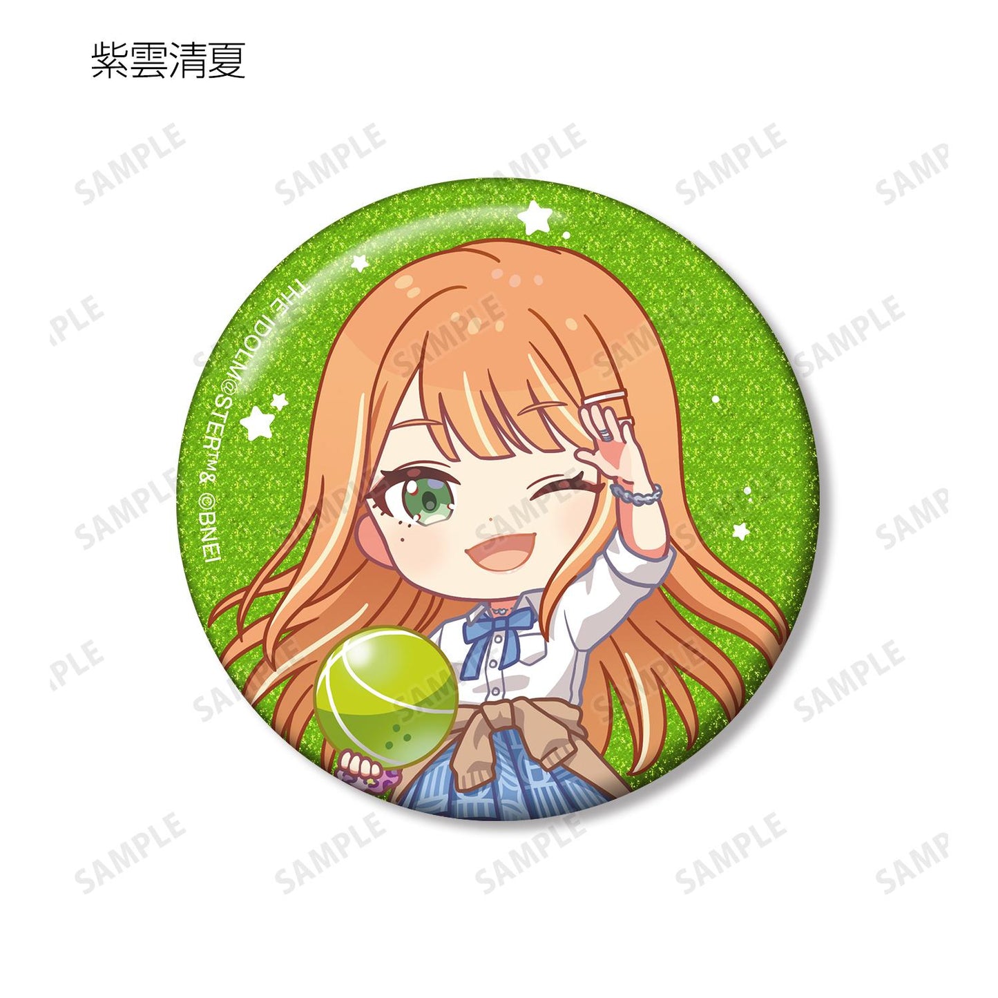 學園偶像大師_交易款Q版角色放學後外出ver.閃粉徽章(單品/全套BOX)【BOX/12包入】