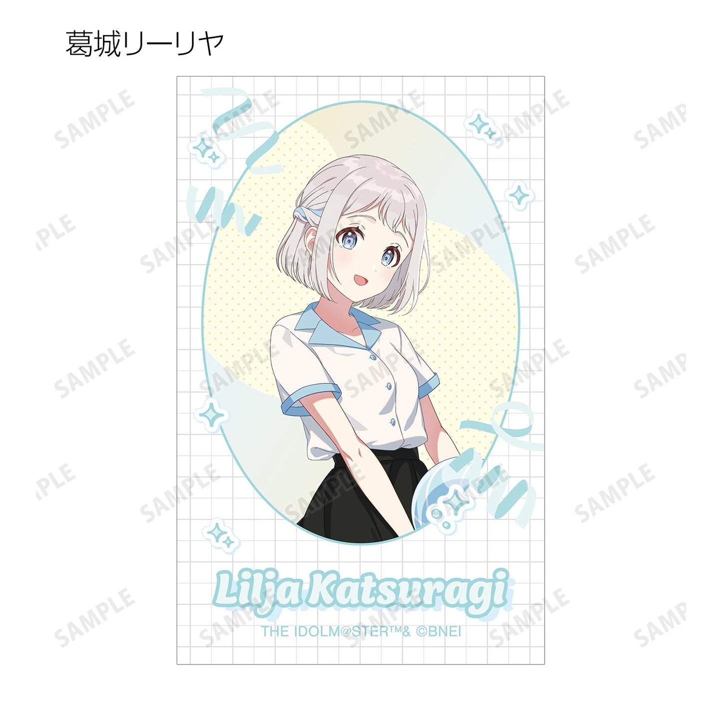 學園偶像大師_新繪保齡球襯衫ver. 隨機拍立得風格插畫卡(單品/全套BOX)【BOX/12個裝】