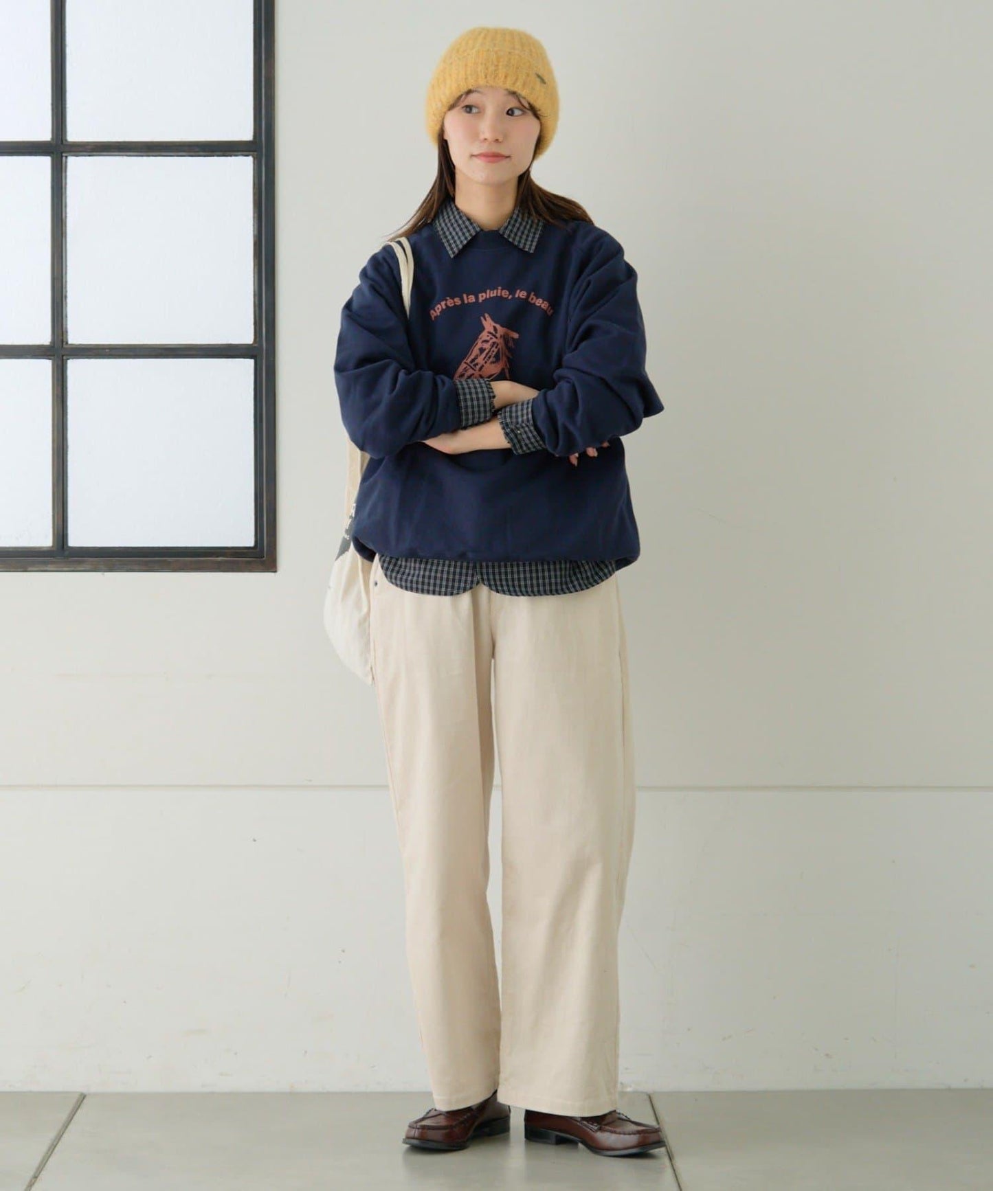 【GEVACO】加絨刺繡印花套頭衫