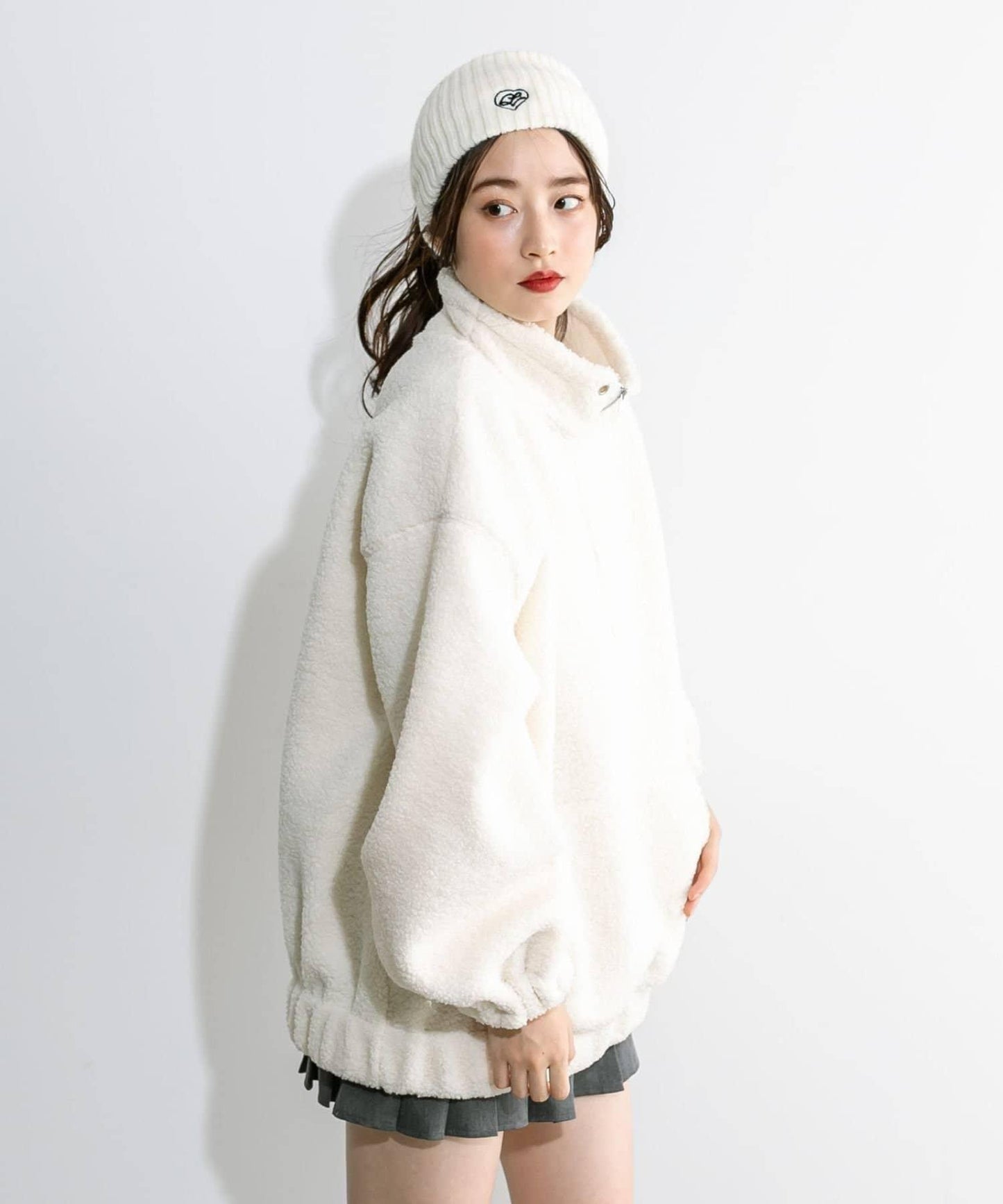 【OLIVE des OLIVE】愛心原創刺繡針織髮帶