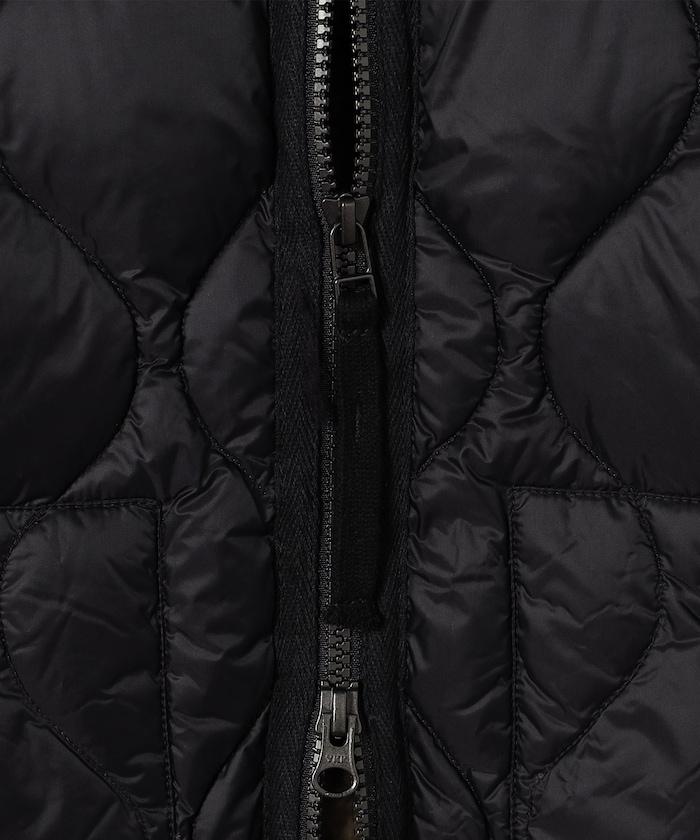 軍風V領拉鍊羽絨夾克 / TAION-104ALSZML-1