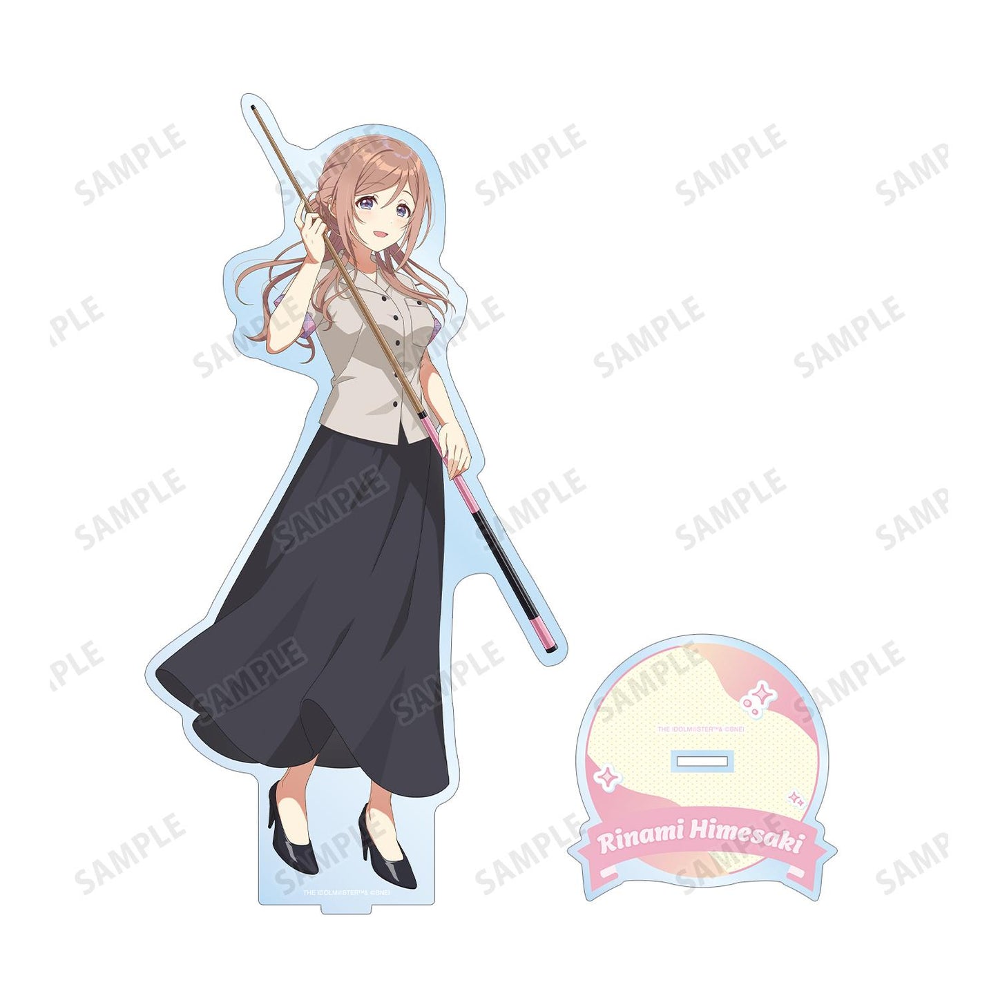 學園偶像大師_新繪 姬崎莉波 保齡球襯衫ver. 特大亞克力立牌