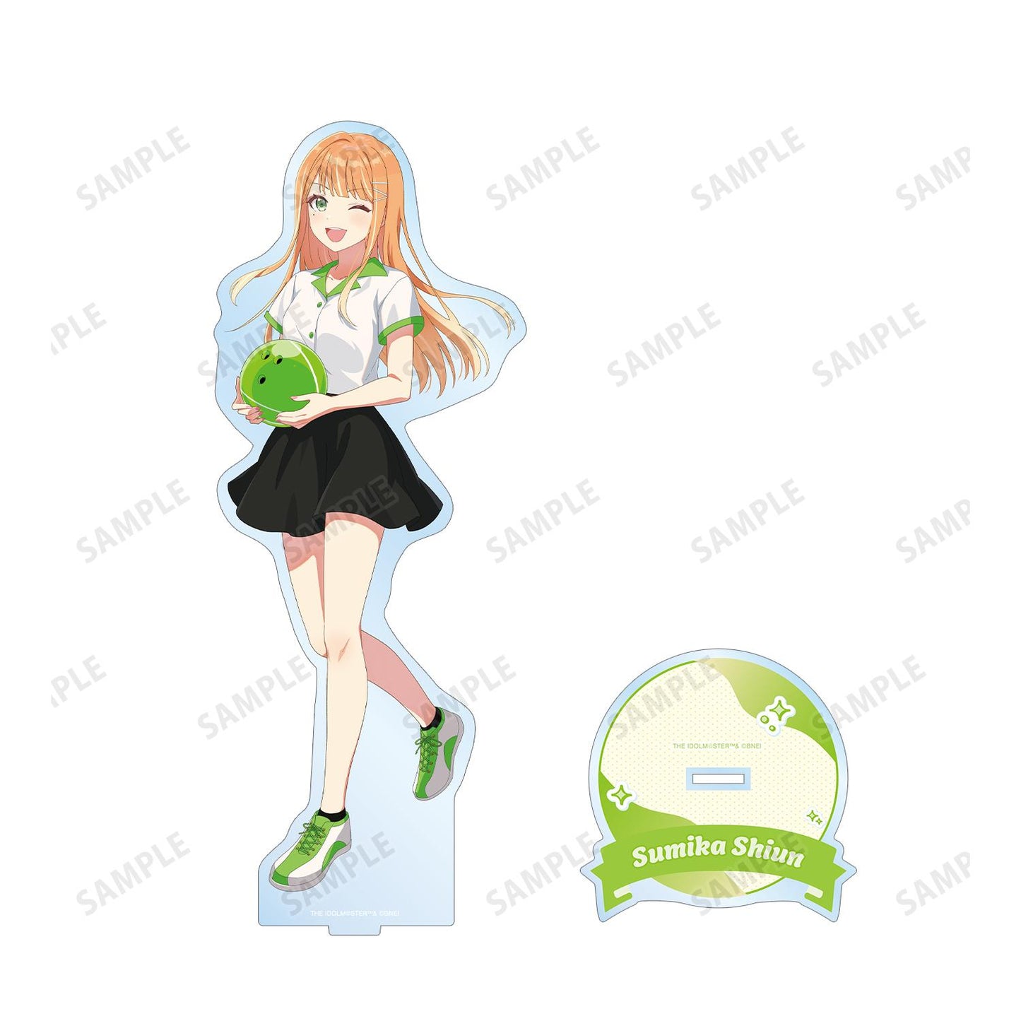 學園偶像大師_新繪 紫雲清夏 保齡球襯衫ver. 特大亞克力立牌