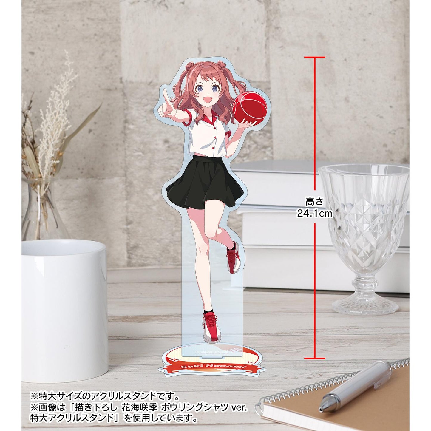 學園偶像大師_新繪 葛城莉莉婭 保齡球襯衫ver. 特大亞克力立牌