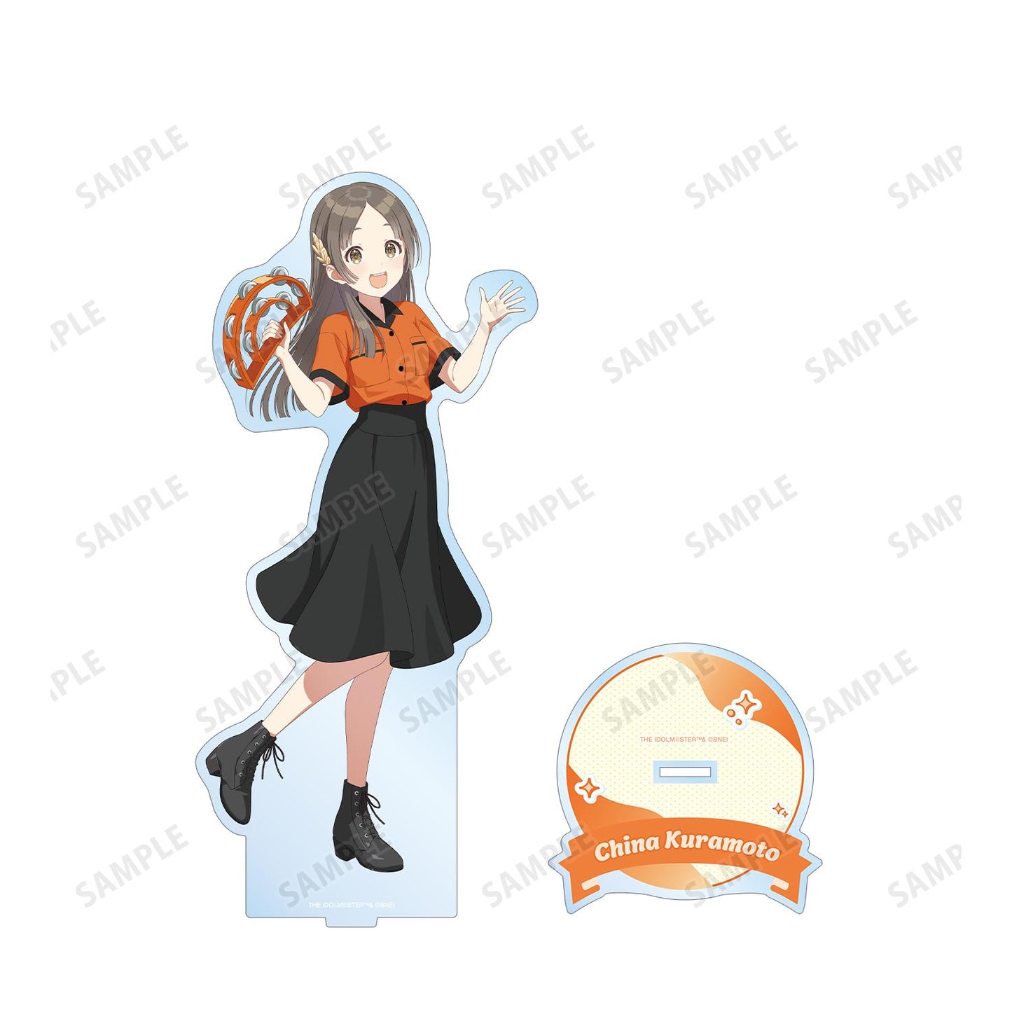 學園偶像大師_新繪製 倉本千奈 保齡球襯衫ver. 特大亞克力立牌