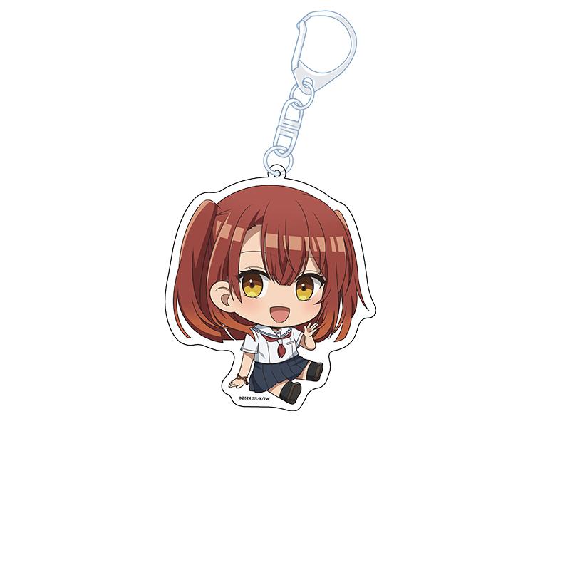 私想被吃掉,非人_扁平娘亞克力鑰匙扣 社 美胡(制服)