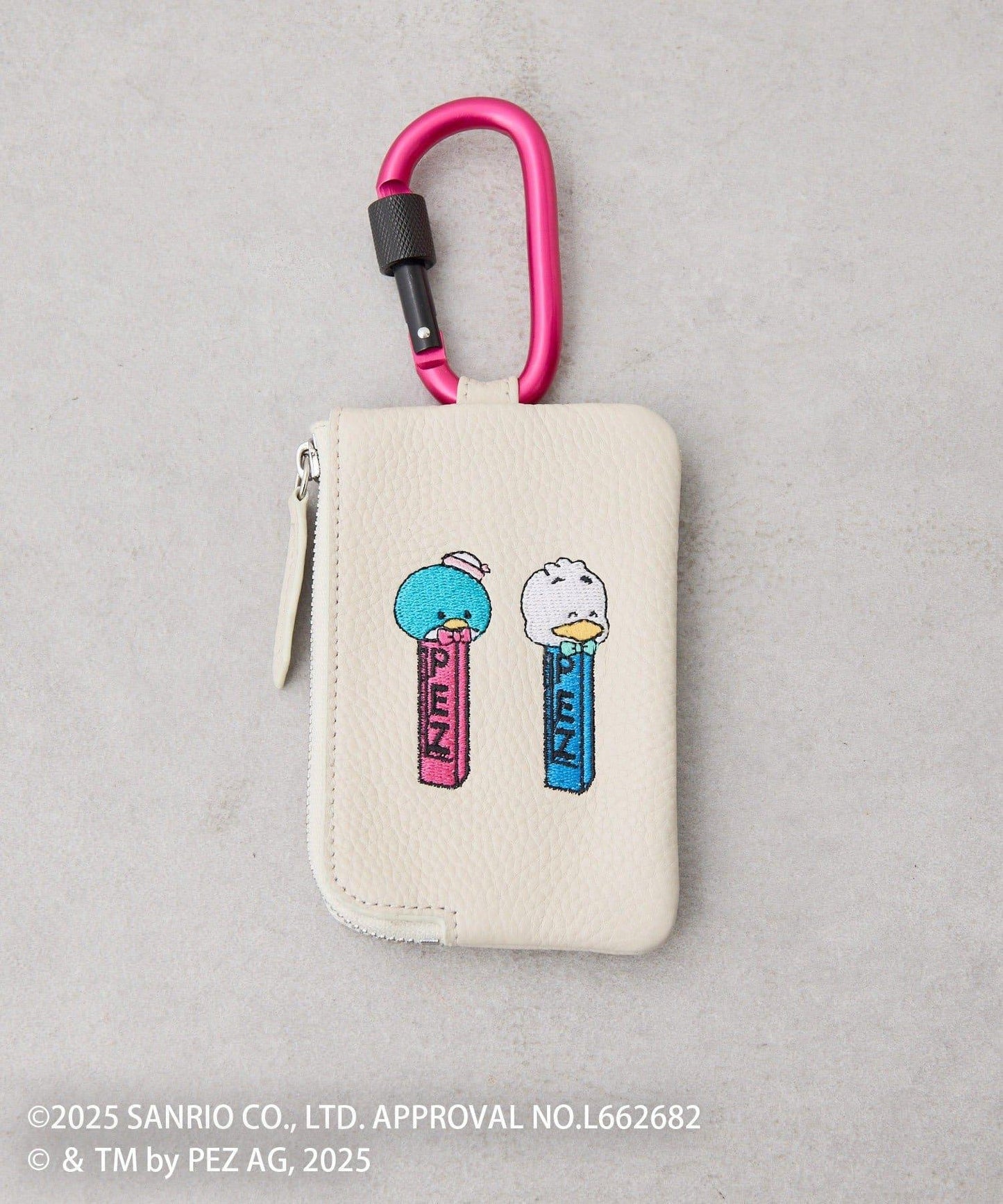 【はぴだんぶい×PEZ(ペッツ) ×ear】真皮/帶登山扣通勤卡&鑰匙包