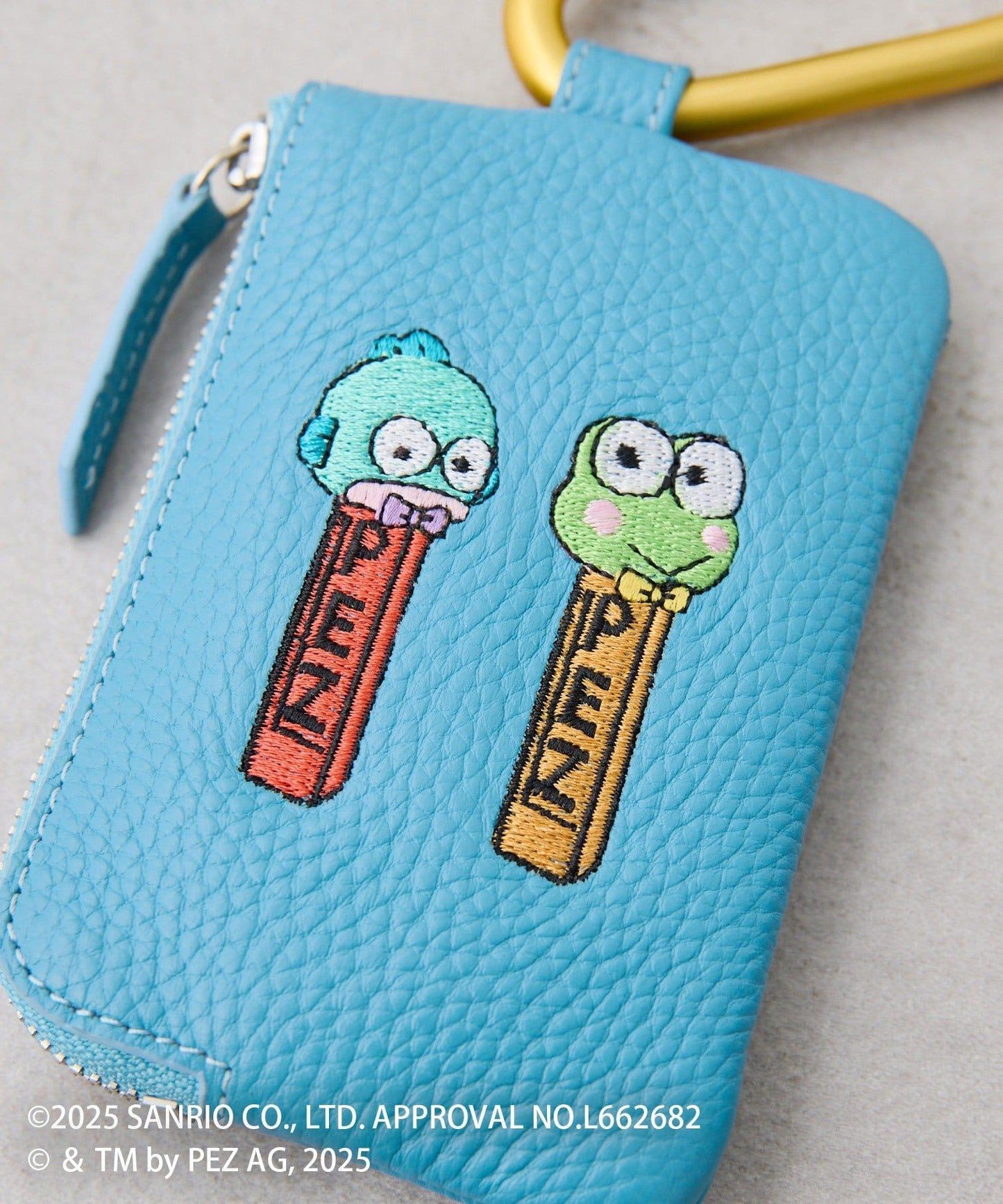 【はぴだんぶい×PEZ(ペッツ) ×ear】真皮/帶登山扣通勤卡&鑰匙包