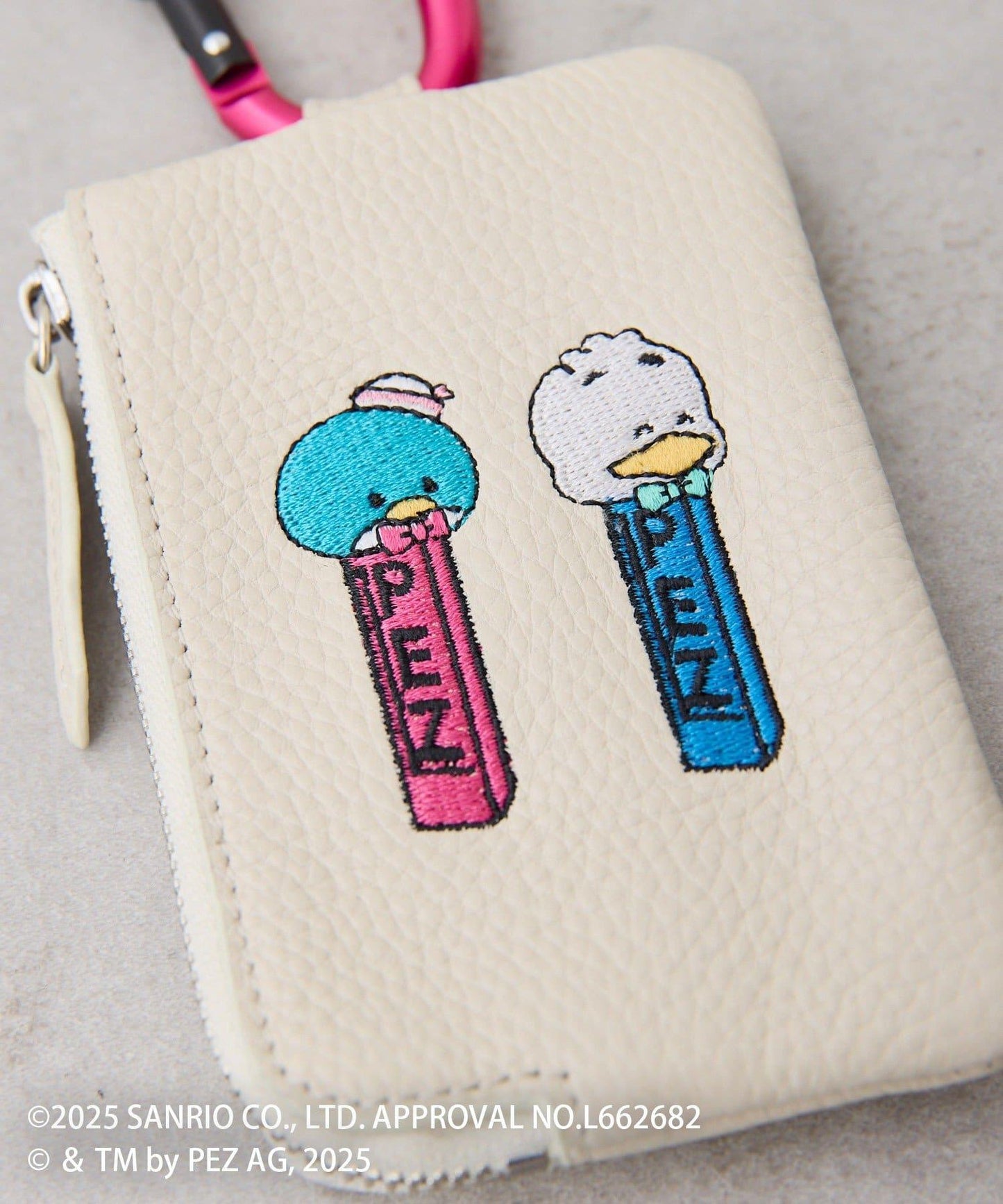 【はぴだんぶい×PEZ(ペッツ) ×ear】真皮/帶登山扣通勤卡&鑰匙包
