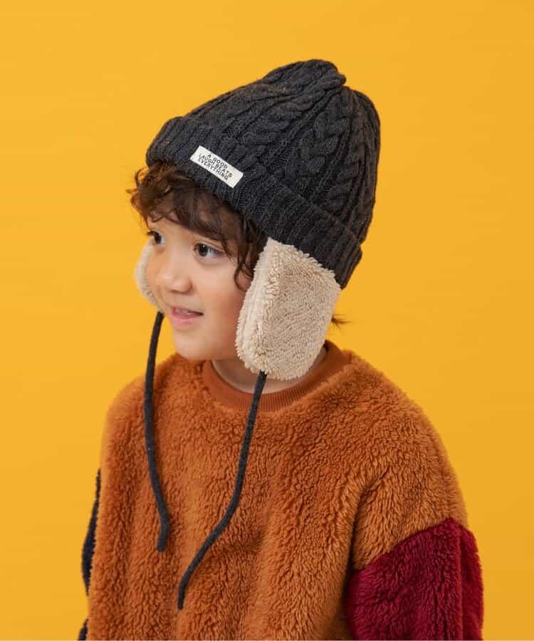 帶耳朵針織帽_可機洗