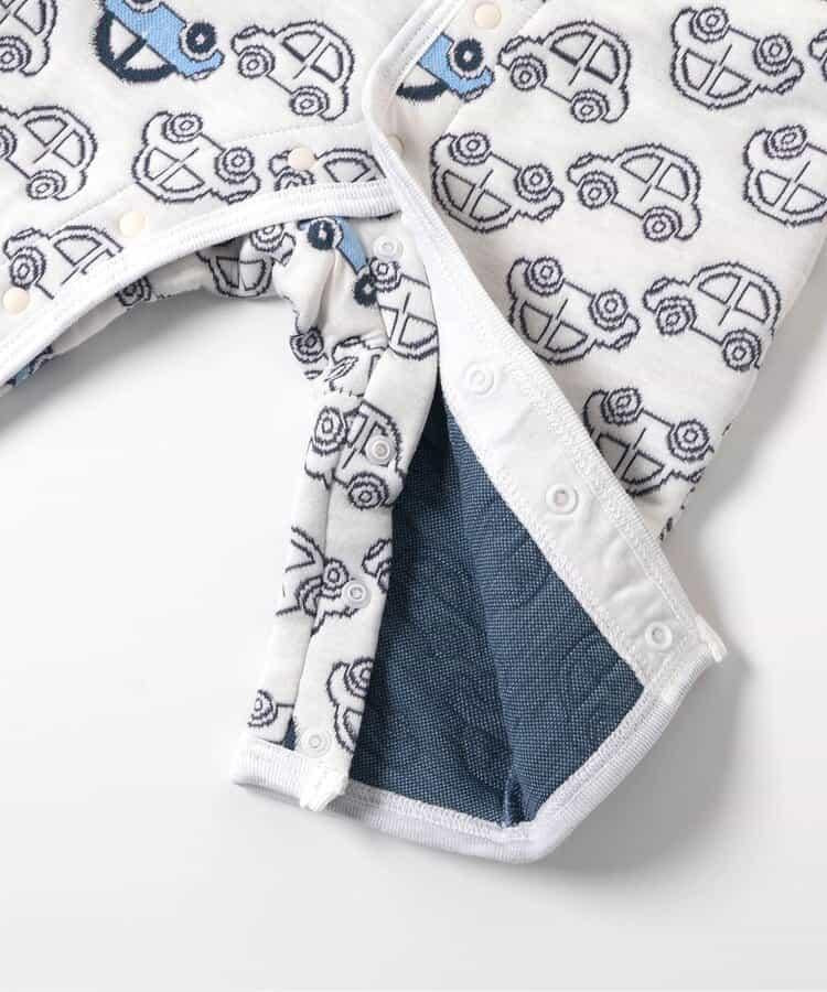 絎縫提花連體衣