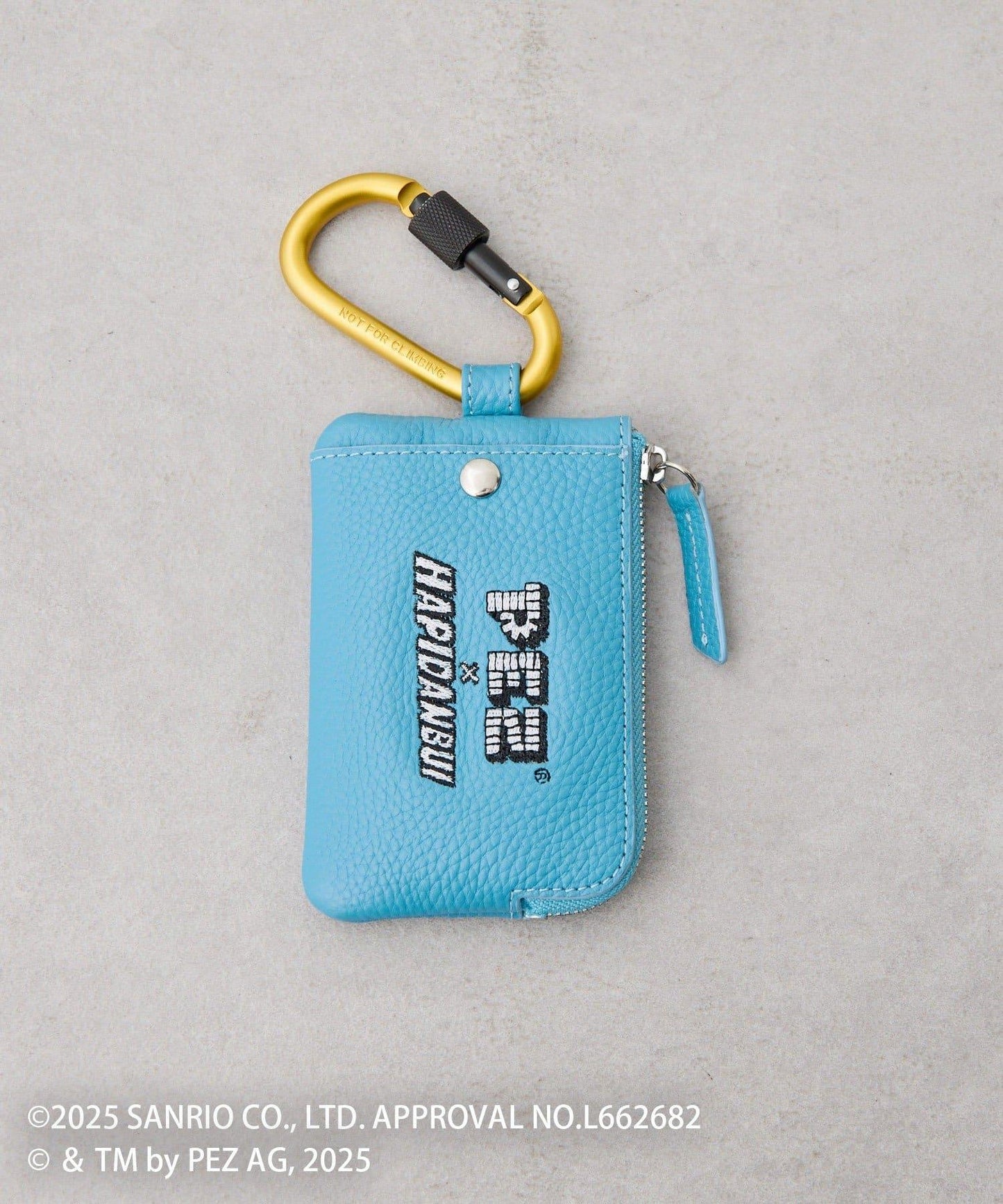 【はぴだんぶい×PEZ(ペッツ) ×ear】真皮/帶登山扣通勤卡&鑰匙包