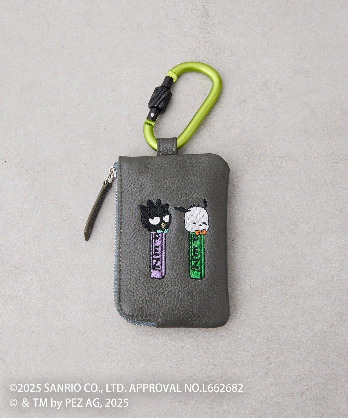 【はぴだんぶい×PEZ(ペッツ) ×ear】真皮/帶登山扣通勤卡&鑰匙包
