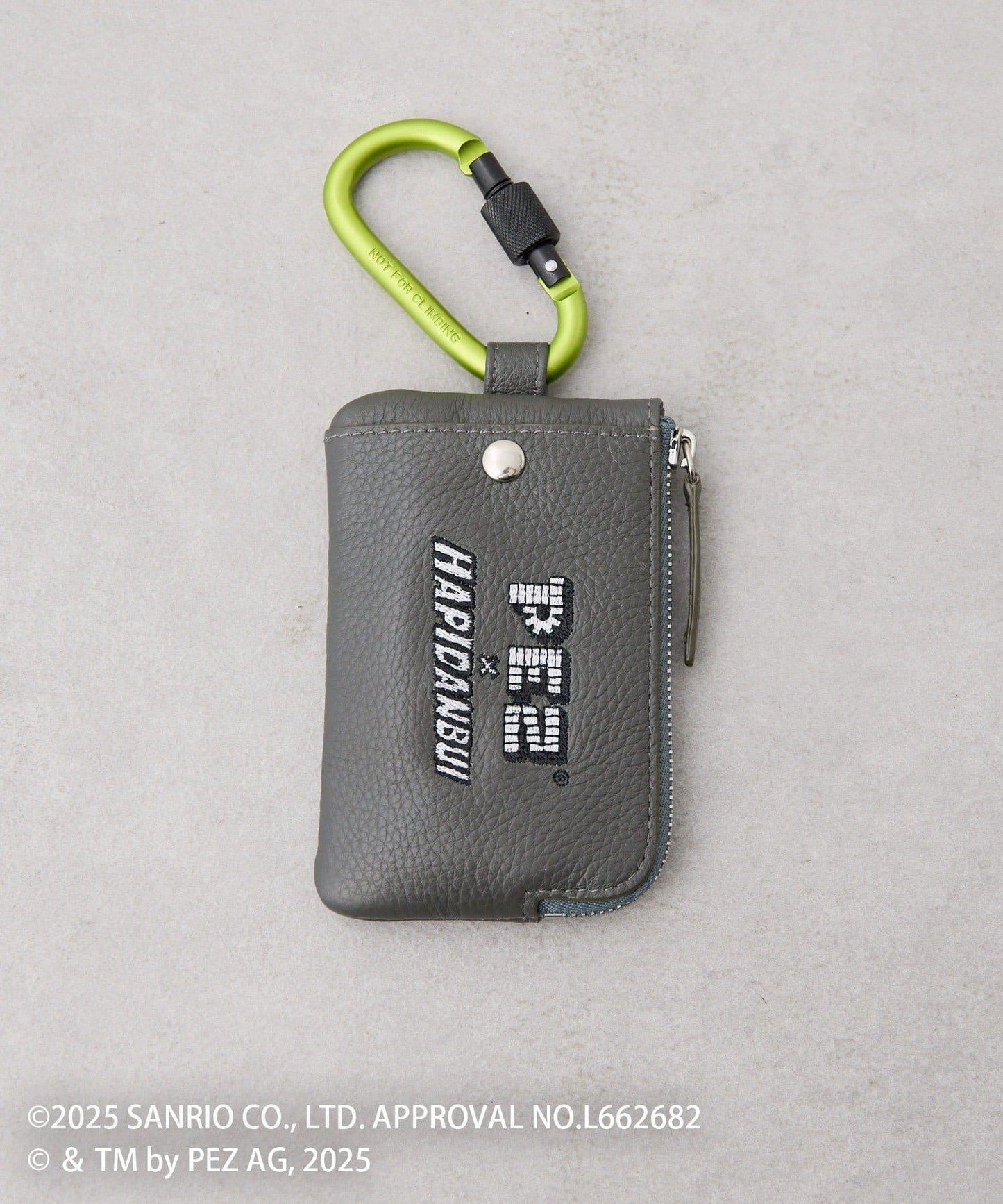 【はぴだんぶい×PEZ(ペッツ) ×ear】真皮/帶登山扣通勤卡&鑰匙包