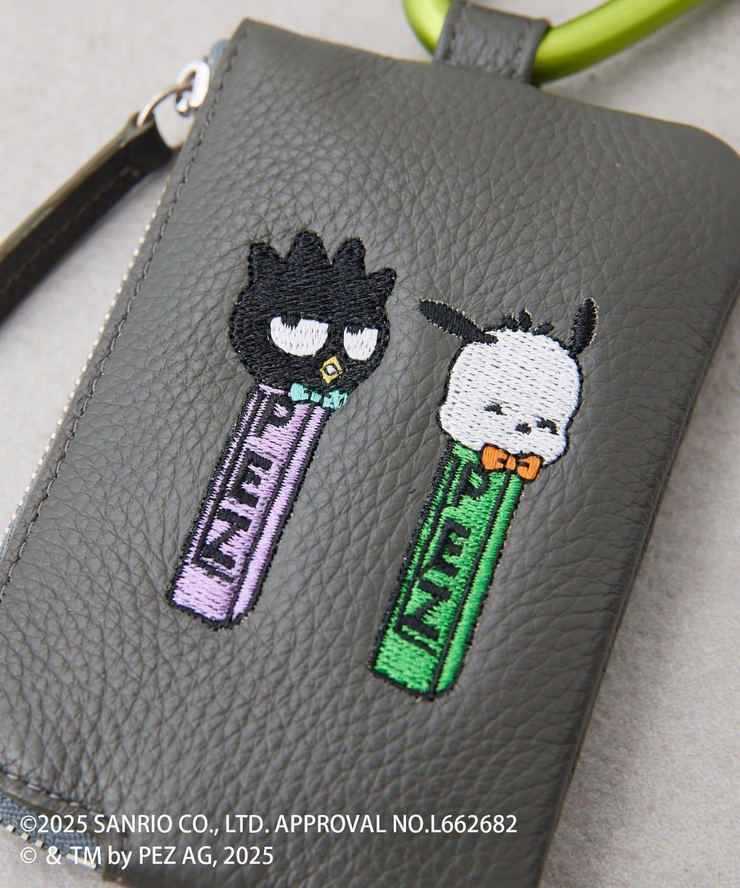 【はぴだんぶい×PEZ(ペッツ) ×ear】真皮/帶登山扣通勤卡&鑰匙包