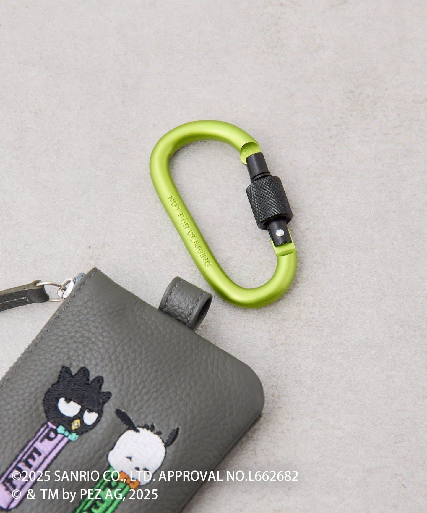 【はぴだんぶい×PEZ(ペッツ) ×ear】真皮/帶登山扣通勤卡&鑰匙包