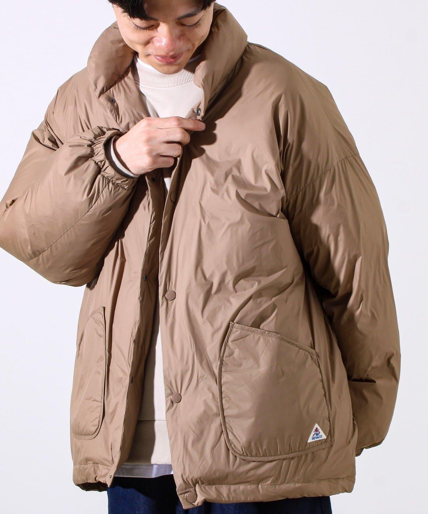 【有特別配色】【GEVACO】無縫中長款羽絨服
