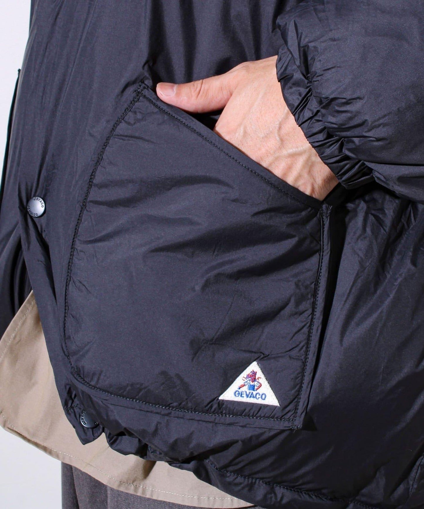 【有特別配色】【GEVACO】無縫中長款羽絨服