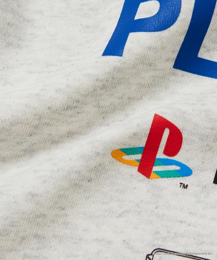 寬鬆版型 背部印花標誌 圓領衛衣 / PlayStation