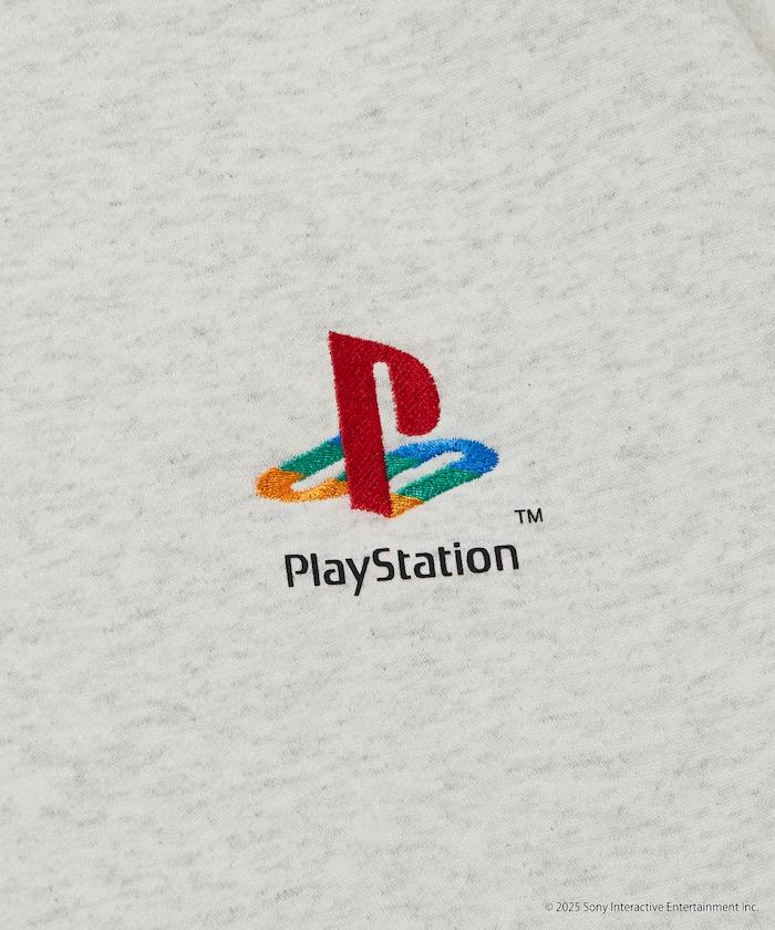 寬鬆版型 背部印花標誌 圓領衛衣 / PlayStation