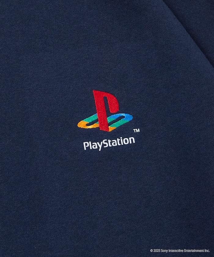 寬鬆版型 背部印花標誌 圓領衛衣 / PlayStation