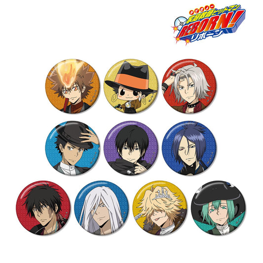 《家庭教師HITMAN REBORN!》全新繪製和洋折衷版 交易閃粉徽章(單品/全套BOX)【BOX/10包入】