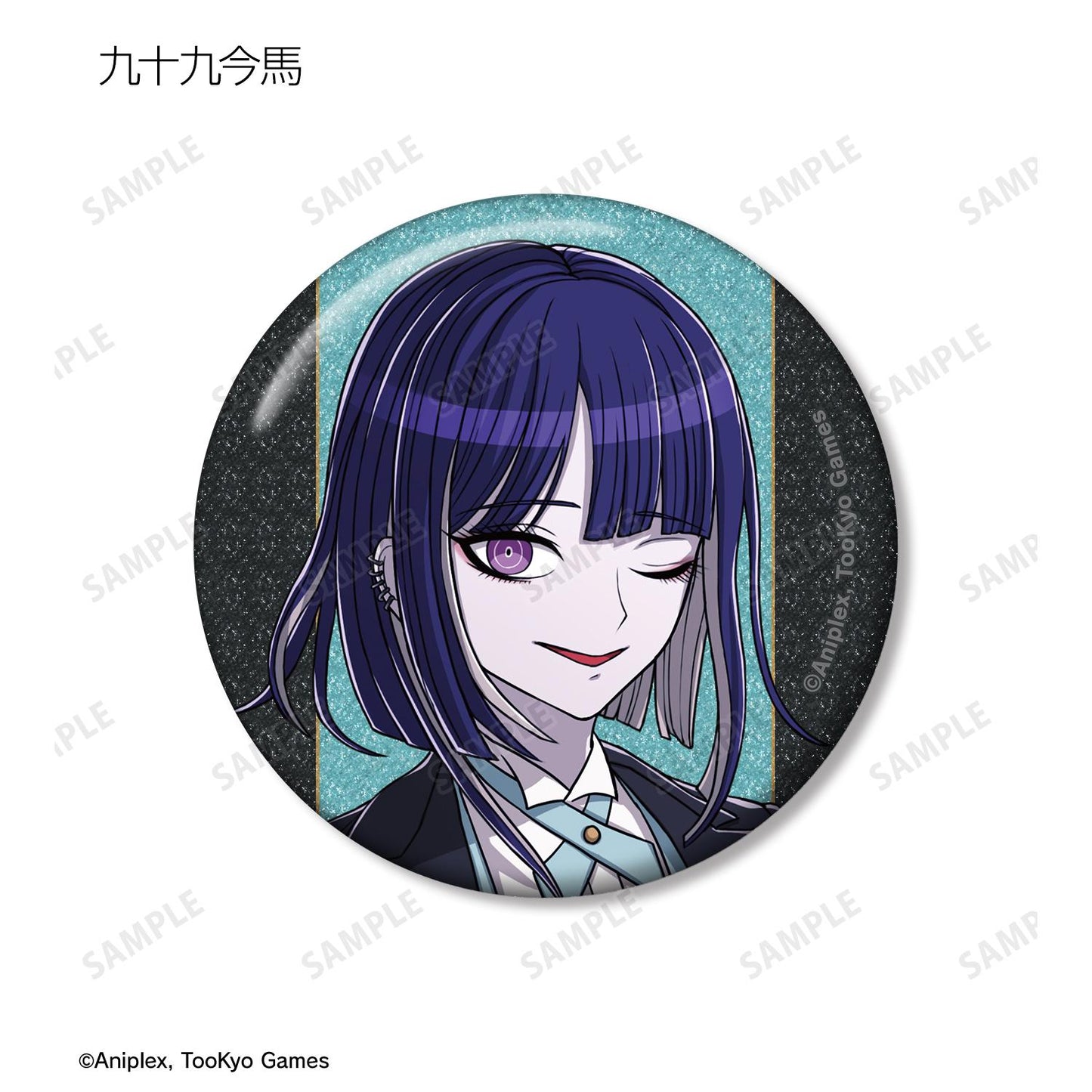 HUNDRED LINE -最終防衛學園- 繪製版 女僕&管家ver. 交易亮片徽章(單品/整盒)【整盒/8個裝】