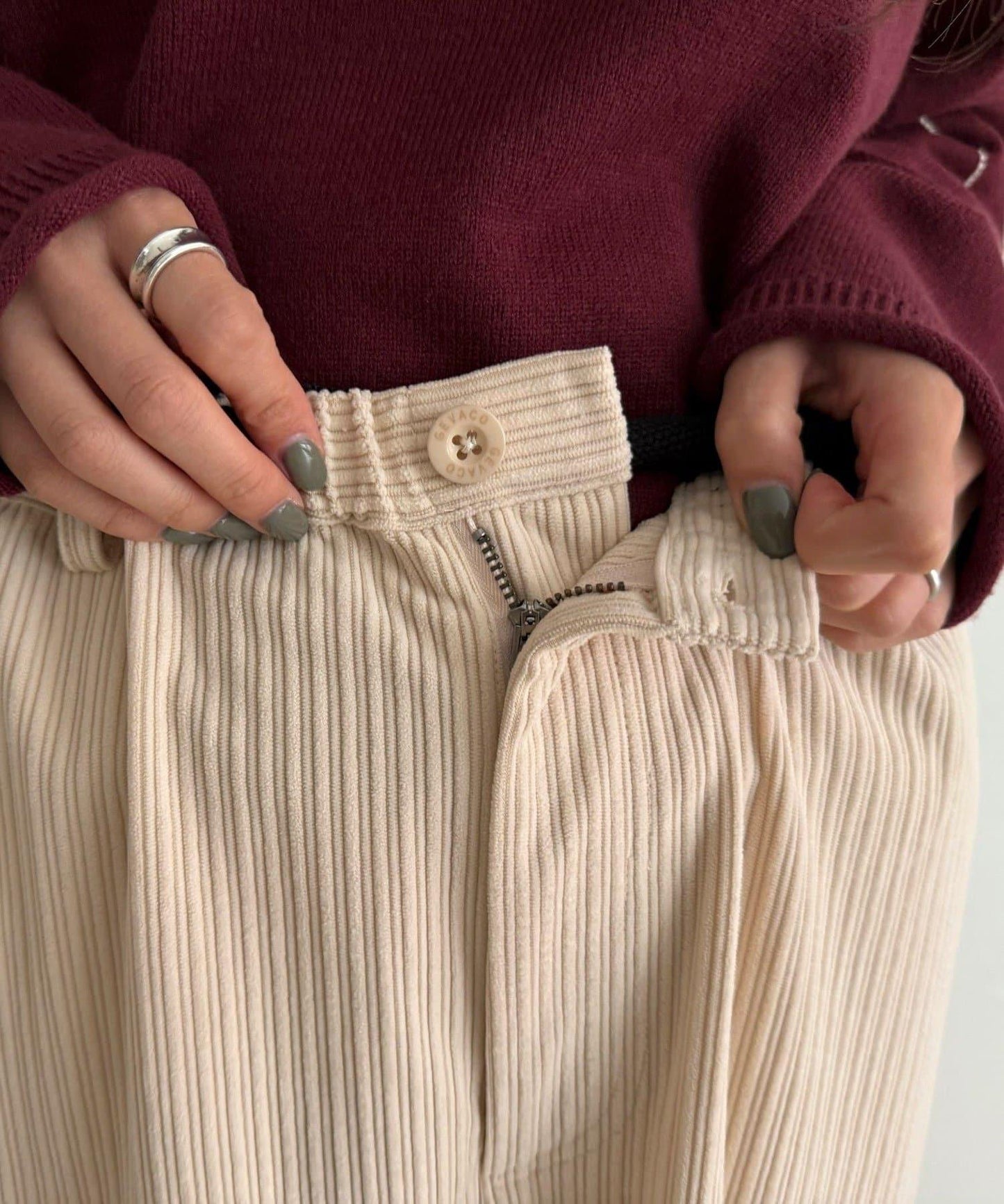 【GEVACO/ゲバコ】燈芯絨長褲