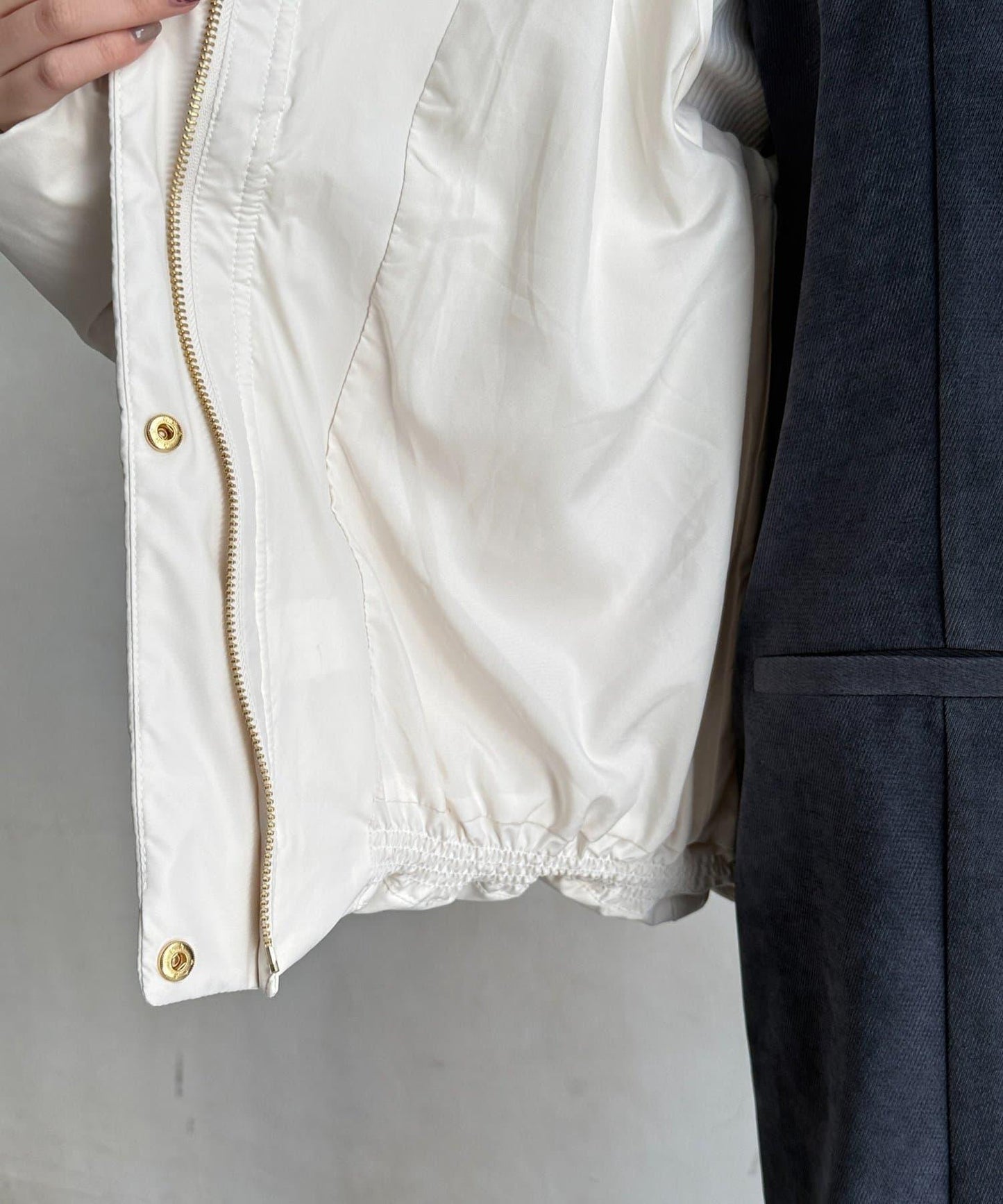 高領彈力羽絨服